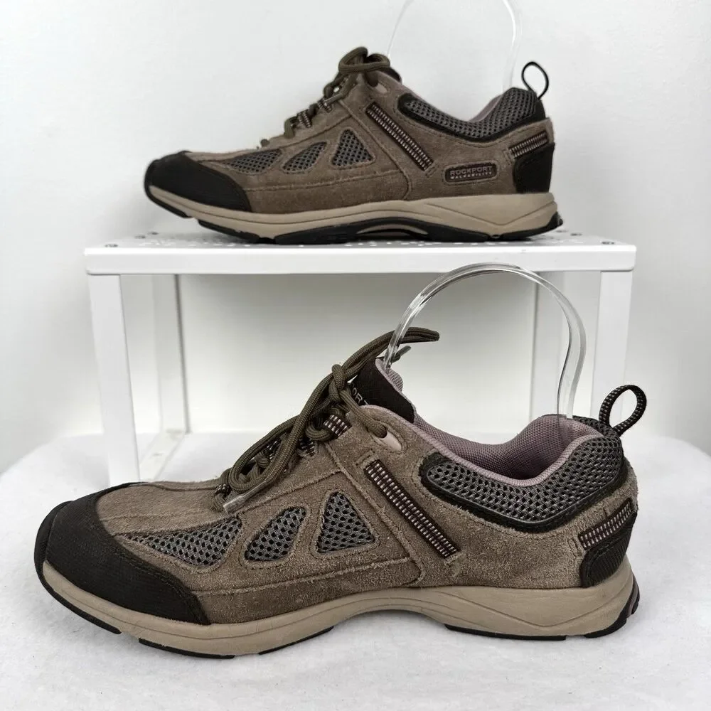 Rockport‎ Walkability Hiking Sneakers Womens 8.5 Brown Trail Shoes Outdoors